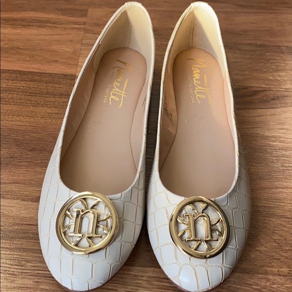 Nanette Lepore NEW faux croc flats, 7.5 - Picture 2 of 6